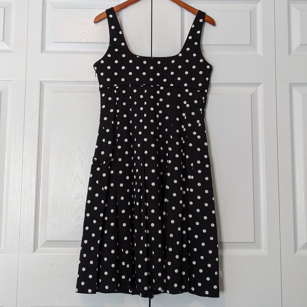 Lauren Ralph Lauren Polkadot Drop Waist Dress